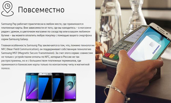 samsung pay где можно использовать