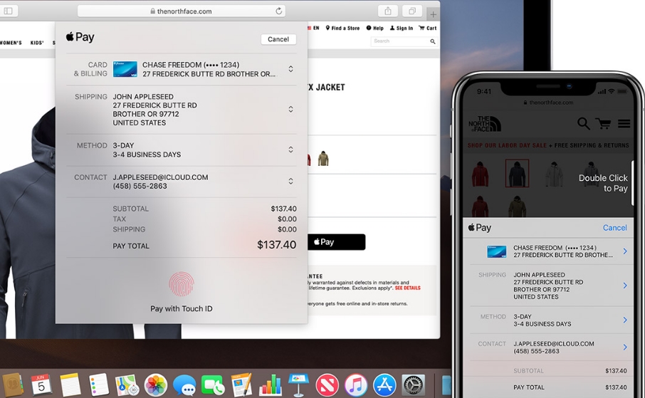 Apple Pay оплата в интернет магазине